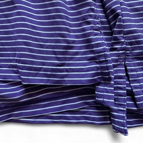 Southern Tide LSU Tigers Purple Driver Stripe Polo – Men’s XL - Picture 5 of 7